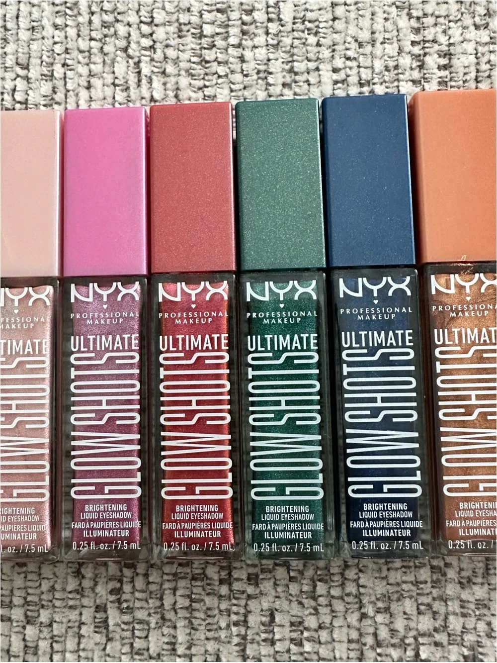 BRAND NEW NYX Makeup Ultimate Glow Shots Brightening Liquid Eyeshadow Lot of 10